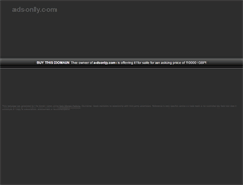Tablet Screenshot of adsonly.com